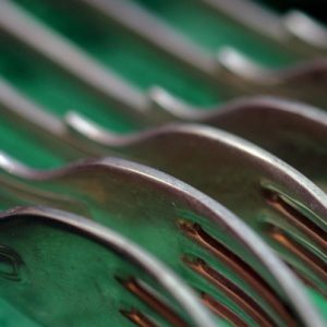 Tenedores de plata